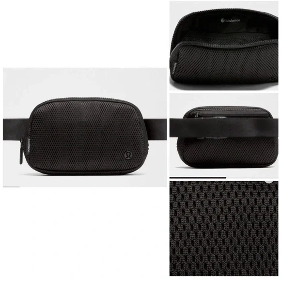 NWT LULULEMON Black Mesh Athletic Bag - Picture 1 of 8